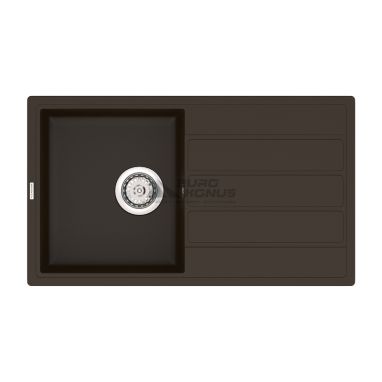 VANKOR Мойка врезная для кухни Easy оборотная chocolate (EMP 02.76)