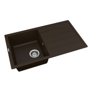 VANKOR Мойка врезная для кухни Easy оборотная chocolate (EMP 02.76)