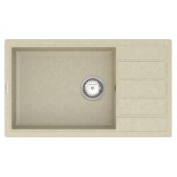 VANKOR Мойка врезная для кухни Easy оборотная Beige (EMP 02.76 XL)