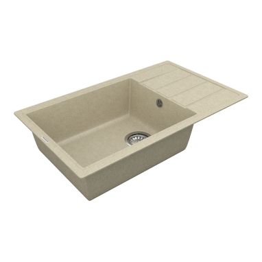 VANKOR Мойка врезная для кухни Easy оборотная Beige (EMP 02.76 XL)