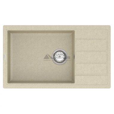 VANKOR Мойка врезная для кухни Easy оборотная Beige (EMP 02.76 XL)