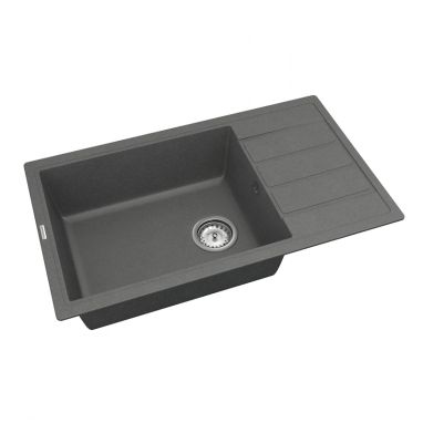 VANKOR Мойка врезная для кухни Easy оборотная Gray (EMP 02.76 XL)