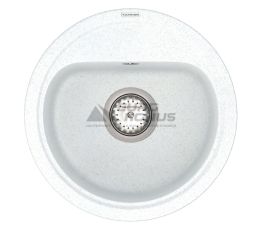 VANKOR Мойка врезная для кухни Lira без крыла White stone (LMR 01.44)