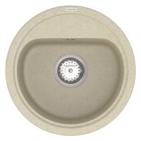 VANKOR Мойка врезная для кухни Lira без крыла beige (LMR 01.44)