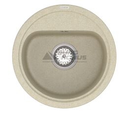 VANKOR Мойка врезная для кухни Lira без крыла beige (LMR 01.44)