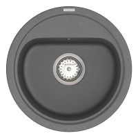VANKOR Мойка врезная для кухни Lira без крыла gray (LMR 01.44)