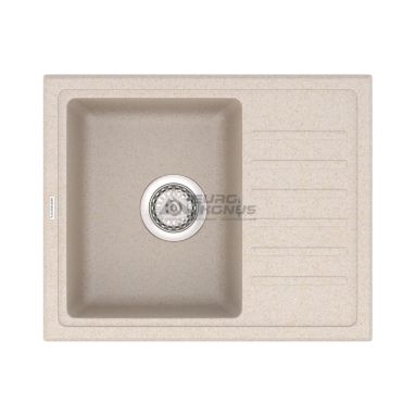 VANKOR Мойка врезная для кухни Lira оборотная beige (LMP 02.55)