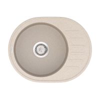 VANKOR Мойка врезная для кухни Lira оборотная beige (LMO 02.57)