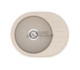 VANKOR Мойка врезная для кухни Lira оборотная beige (LMO 02.57)