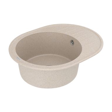 VANKOR Мойка врезная для кухни Lira оборотная beige (LMO 02.57)