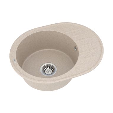 VANKOR Мойка врезная для кухни Lira оборотная beige (LMO 02.57)
