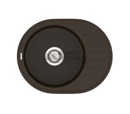 VANKOR Мойка врезная для кухни Lira оборотная chocolate (LMO 02.57)