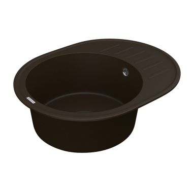 VANKOR Мойка врезная для кухни Lira оборотная chocolate (LMO 02.57)