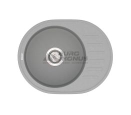 VANKOR Мойка врезная для кухни Lira оборотная gray (LMO 02.57)