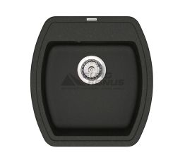 VANKOR Мойка врезная для кухни Norton без крыла black (NMP 01.48)