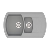 VANKOR Мойка врезная для кухни Norton оборотная gray (NMP 04.86)
