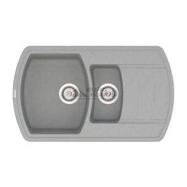VANKOR Мойка врезная для кухни Norton оборотная gray (NMP 04.86)