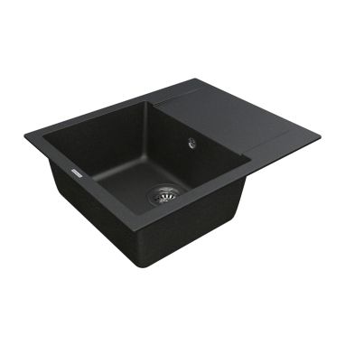 VANKOR Мойка врезная для кухни Orman оборотная black (OMP 02.61)
