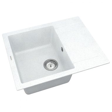 VANKOR Мойка врезная для кухни Orman оборотная White stone (OMP 02.61)
