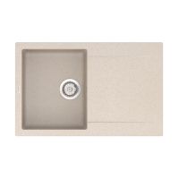 VANKOR Мойка врезная для кухни Orman оборотная beige (OMP 02.78)