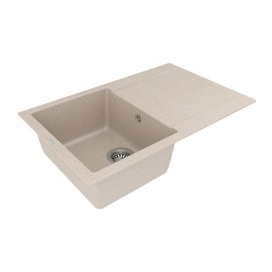 VANKOR Мойка врезная для кухни Orman оборотная beige (OMP 02.78)