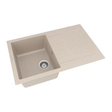 VANKOR Мойка врезная для кухни Orman оборотная beige (OMP 02.78)