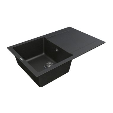 VANKOR Мойка врезная для кухни Orman оборотная black (OMP 02.78)