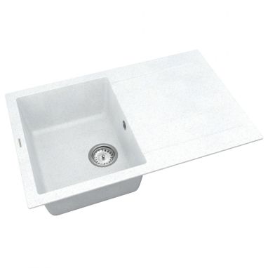 VANKOR Мойка врезная для кухни Orman оборотная White stone (OMP 02.78)