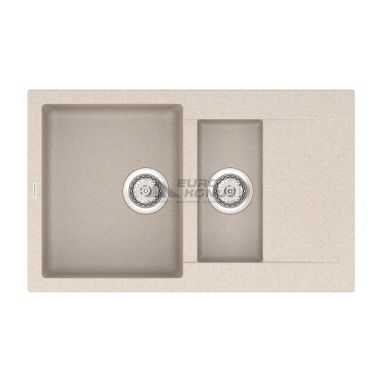 VANKOR Мойка врезная для кухни Orman оборотная beige (OMP 04.80)