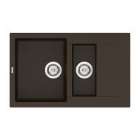 VANKOR Мойка врезная для кухни Orman оборотная chocolate (OMP 04.80)
