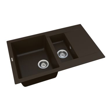 VANKOR Мойка врезная для кухни Orman оборотная chocolate (OMP 04.80)
