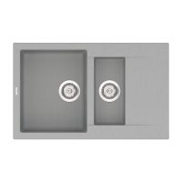 VANKOR Мойка врезная для кухни Orman оборотная gray (OMP 04.80)