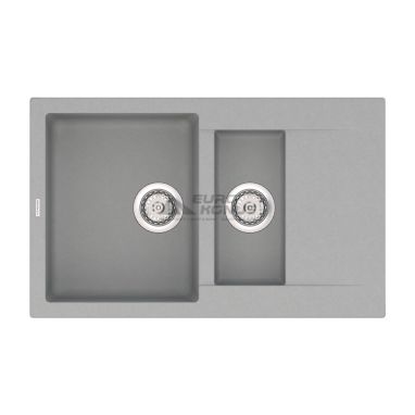 VANKOR Мойка врезная для кухни Orman оборотная gray (OMP 04.80)