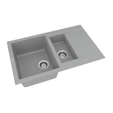 VANKOR Мойка врезная для кухни Orman оборотная gray (OMP 04.80)