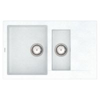 VANKOR Мойка врезная для кухни Orman оборотная White stone (OMP 04.80)