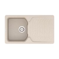 VANKOR Мойка врезная для кухни Sigma оборотная beige (SMP 02.85)
