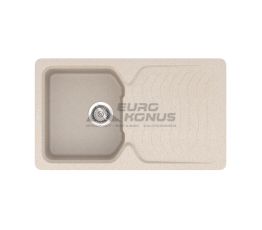 VANKOR Мойка врезная для кухни Sigma оборотная beige (SMP 02.85)