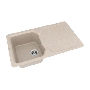 VANKOR Мойка врезная для кухни Sigma оборотная beige (SMP 02.85)