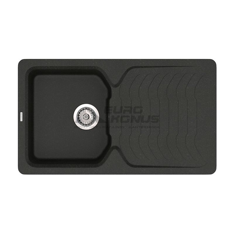 VANKOR Мойка врезная для кухни Sigma оборотная black (SMP 02.85)