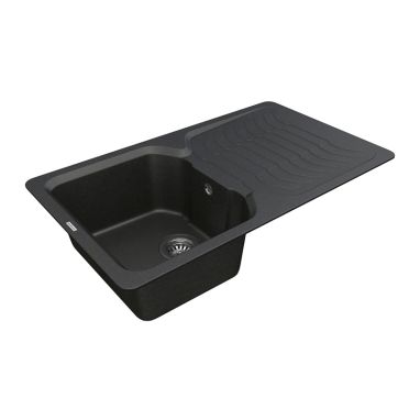 VANKOR Мойка врезная для кухни Sigma оборотная black (SMP 02.85)