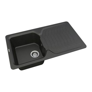 VANKOR Мойка врезная для кухни Sigma оборотная black (SMP 02.85)