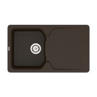 VANKOR Мойка врезная для кухни Sigma оборотная chocolate (SMP 02.85)