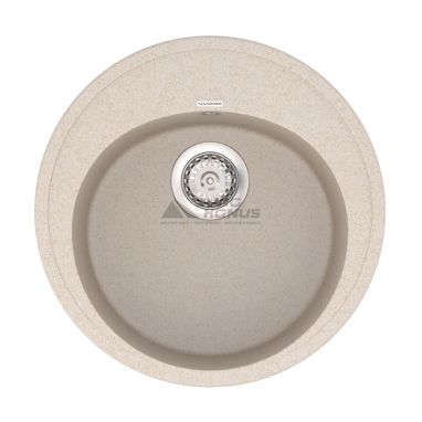 VANKOR Мойка врезная для кухни Sity без крыла beige (SMR 01.50)