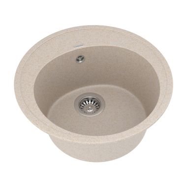 VANKOR Мойка врезная для кухни Sity без крыла beige (SMR 01.50)