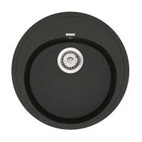 VANKOR Мойка врезная для кухни Sity без крыла black (SMR 01.50)