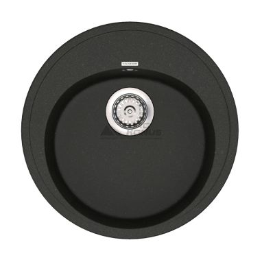 VANKOR Мойка врезная для кухни Sity без крыла black (SMR 01.50)