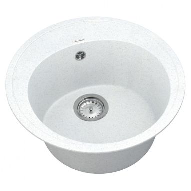 VANKOR Мойка врезная для кухни Sity без крыла White stone (SMR 01.50)