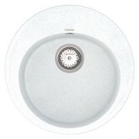 VANKOR Мойка врезная для кухни Sity без крыла White stone (SMR 01.50)