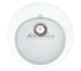 VANKOR Мойка врезная для кухни Sity без крыла White stone (SMR 01.50)