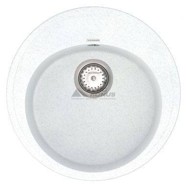VANKOR Мойка врезная для кухни Sity без крыла White stone (SMR 01.50)